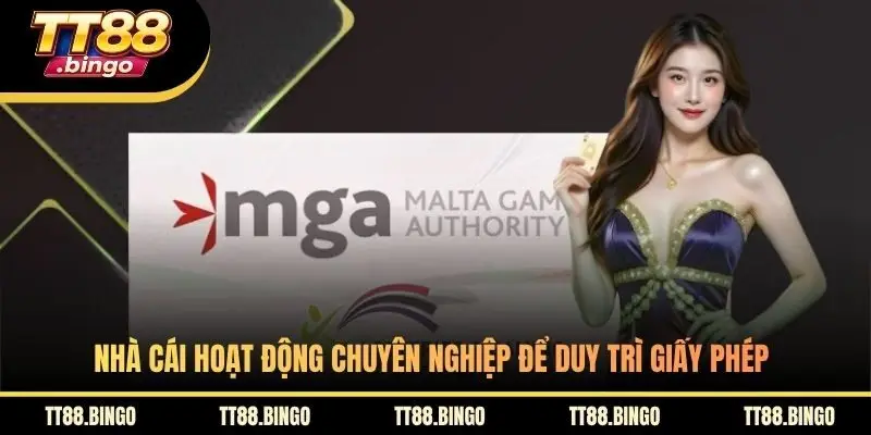 Nhà cái hoạt động chuyên nghiệp để duy trì giấy phép