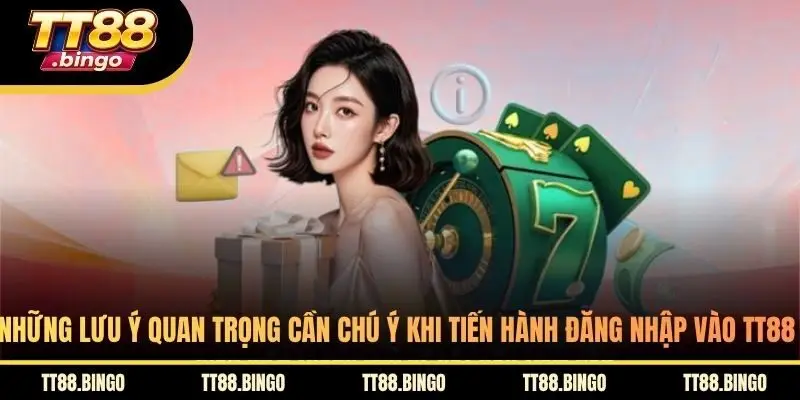 Những lưu ý quan trọng cần chú ý khi tiến hành đăng nhập vào TT88